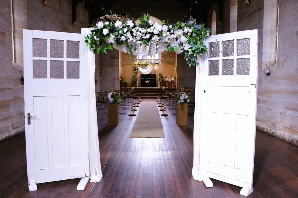Aisle Entry Decor