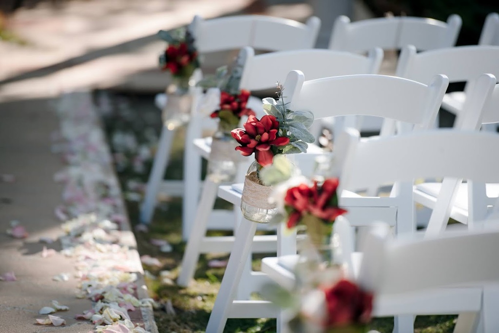 White Folding Americana Chair